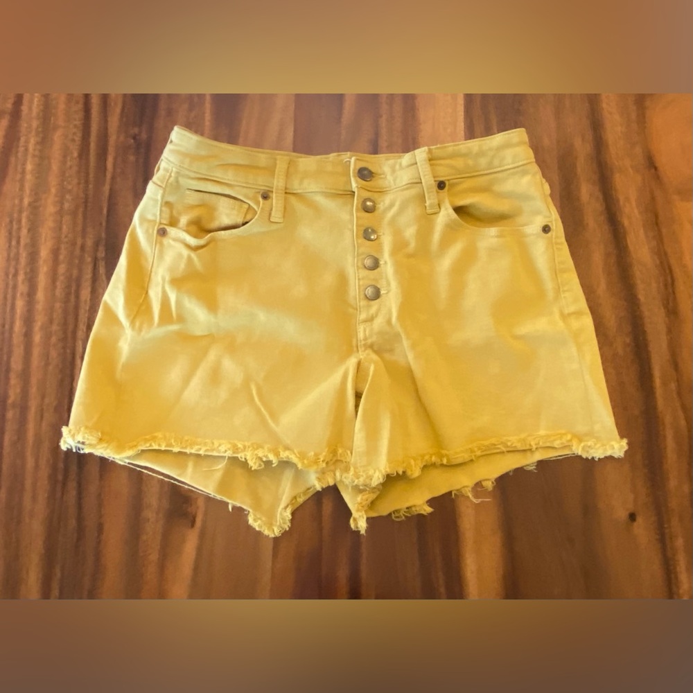 Universal Thread High Waist Yellow Shorts